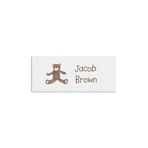 Fabric iron-on name labels 