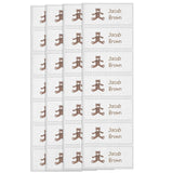 Fabric iron-on name labels 