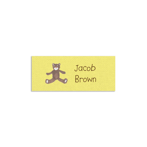 Fabric iron-on name labels 