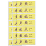 Fabric iron-on name labels 